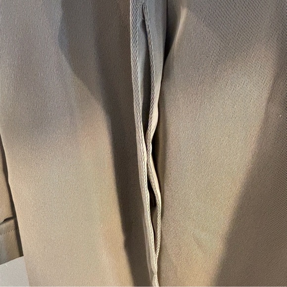 UTEX LIMITED EDITION Sz 12 Trench Coat Turned Collar Shoulder Pads Back Slit - Picture 4 of 12